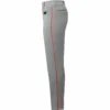 New Balance Adversary 2 Adult Piped Pant - Gray Red