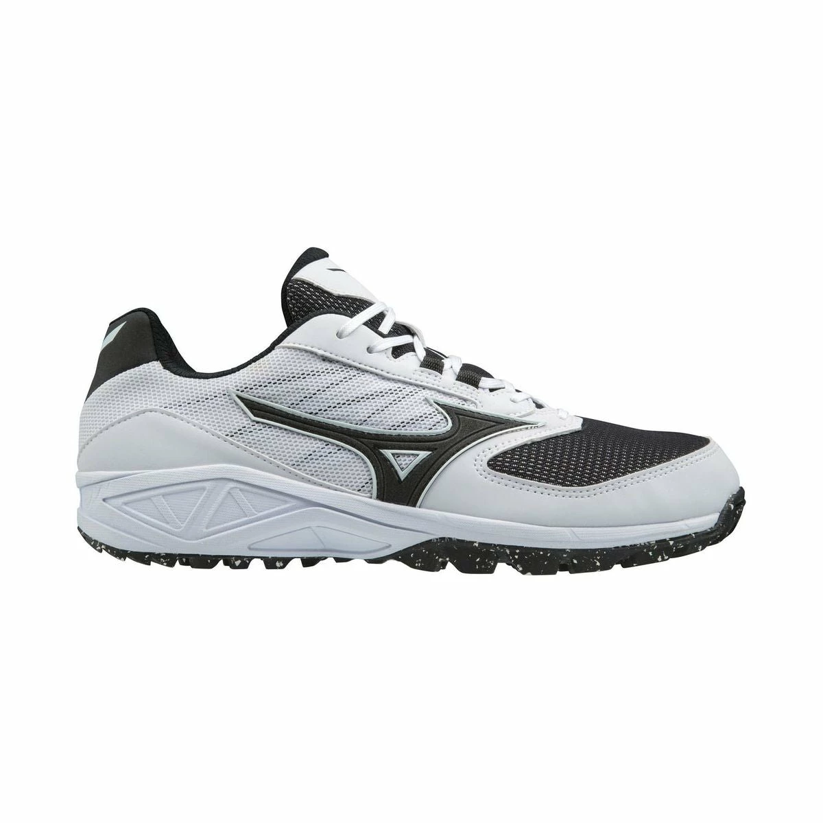 Mizuno Dominant All-Surface Low Turf Shoe - White Black - Image 2