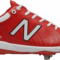 New Balance L4040v5 Low Cut Metal Cleat - Red