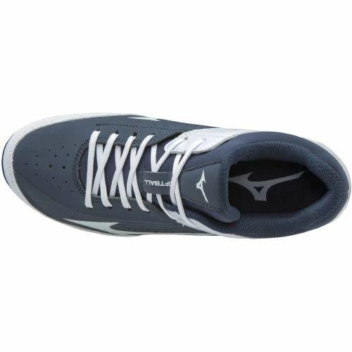 Mizuno 9-Spike Swift 5 Cleats - Navy White - Image 4