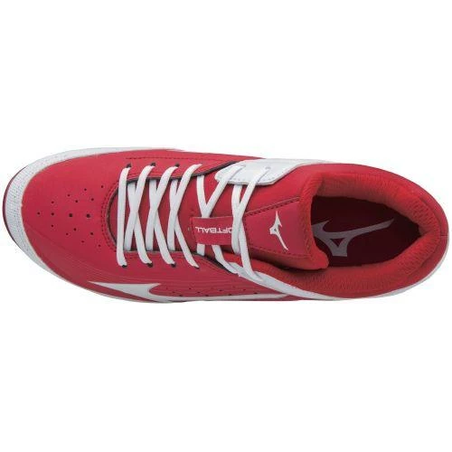 Mizuno 9-Spike Swift 5 Cleats - Red White - Image 4