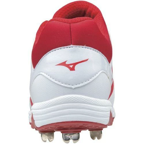Mizuno 9-Spike Swift 5 Cleats - Red White - Image 5