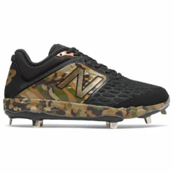 New Balance 3000v5 Memorial Day Metal Cleats Low-Cut - Black Camo