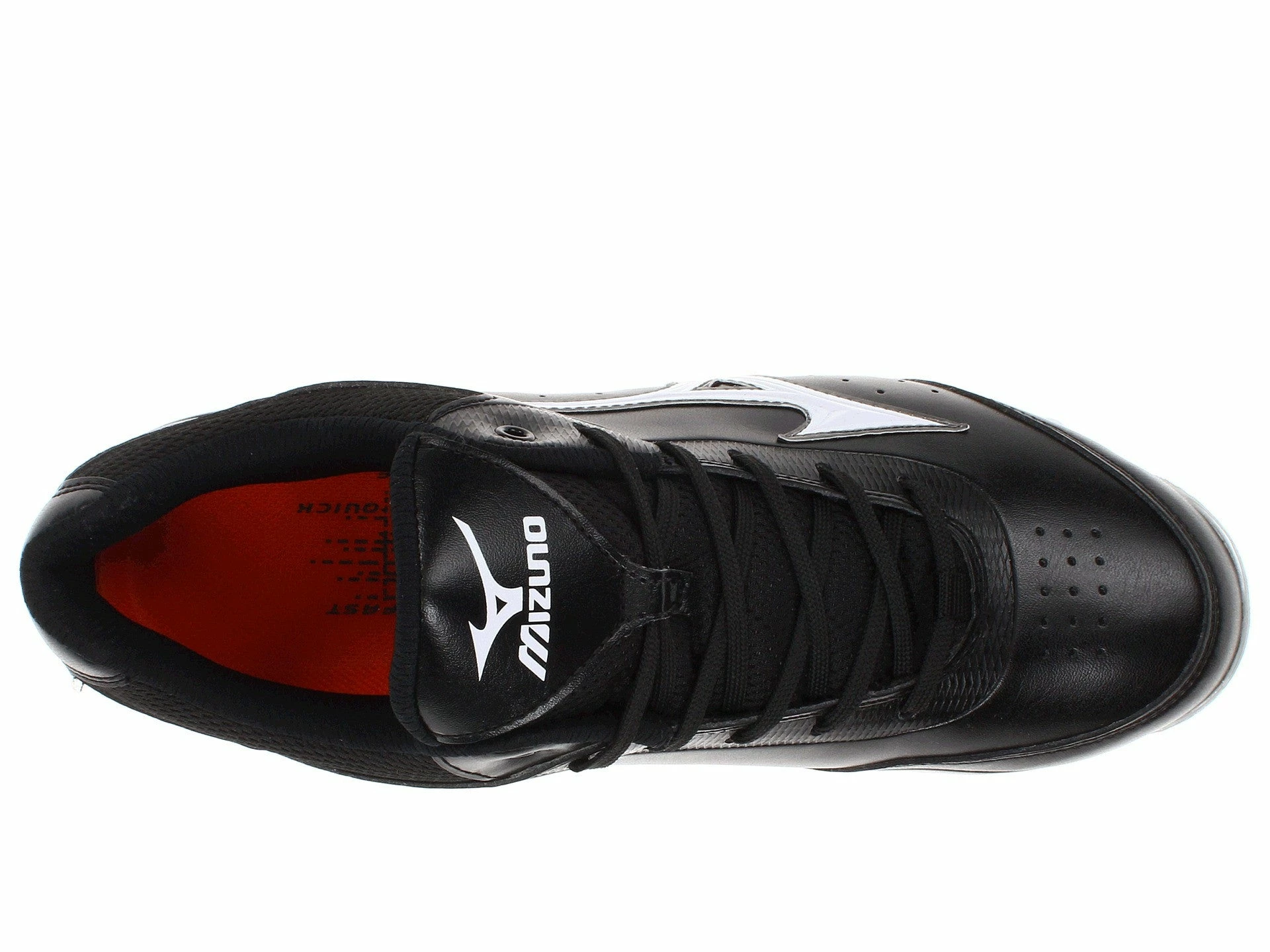 Mizuno 9-Spike Advanced Classic 7 Low Men's Metal Cleats - Black White - Image 4