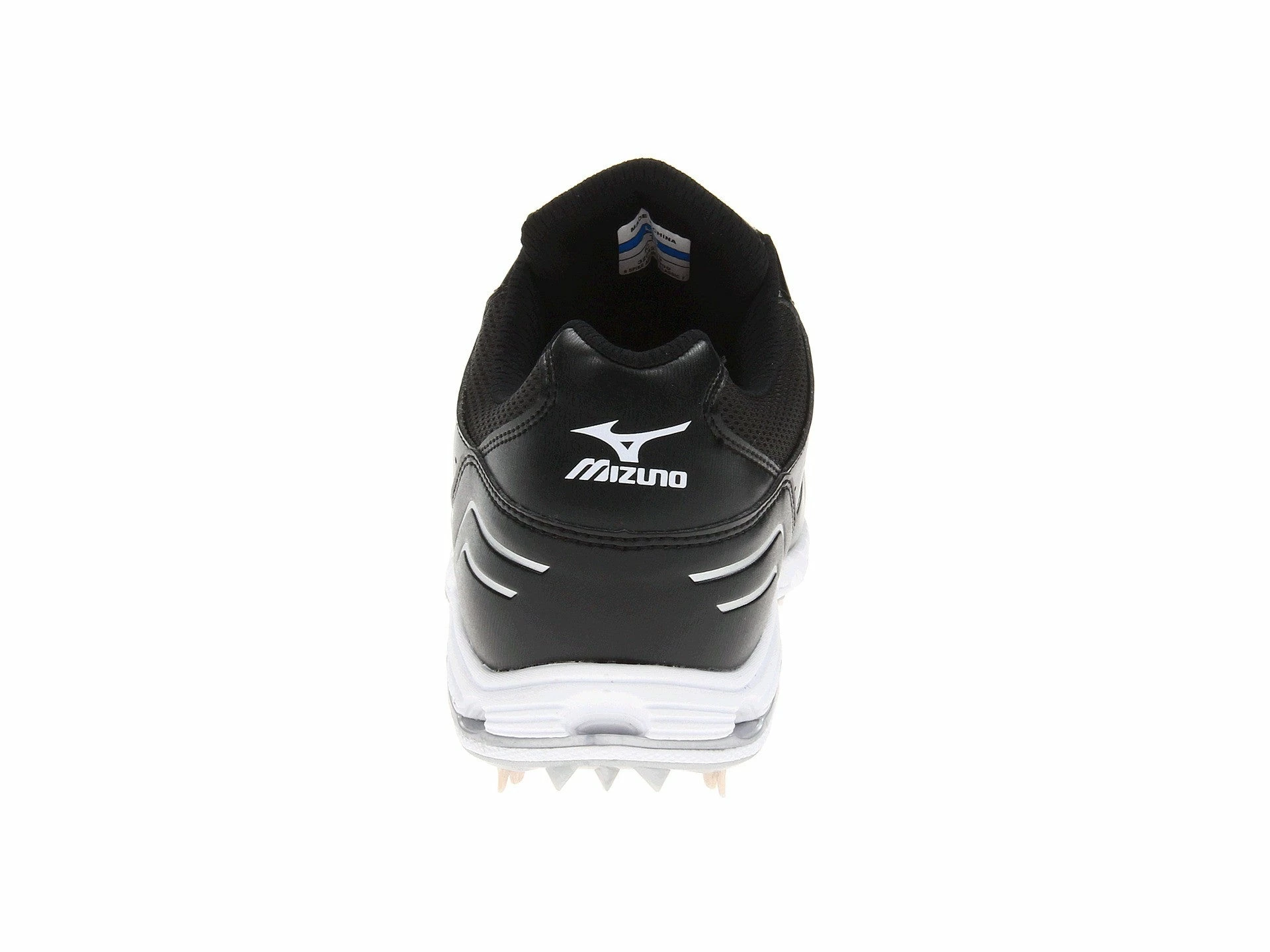 Mizuno 9-Spike Advanced Classic 7 Low Men's Metal Cleats - Black White - Image 6