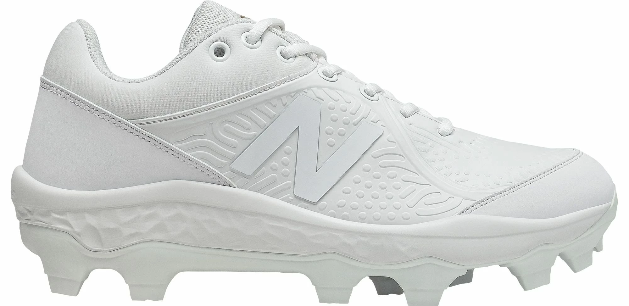 New Balance 3000v5 Fresh Foam Turf Baseball Shoe - White