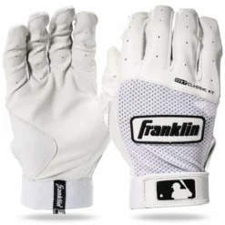 Franklin Classic XT Batting Gloves - White