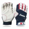 Franklin 2nd-Skinz Youth Batting Gloves - White Navy