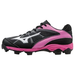Mizuno 9-Spike Advanced Youth Finch Franchise 6 - Black Pink