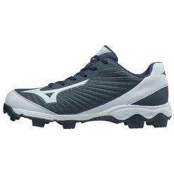 Mizuno Men's 9-Spike Advanced Franchise 9 Low Molded Cleats - Navy White