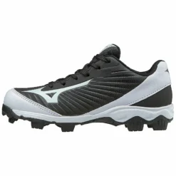 Mizuno Youth 9-Spike Advanced Franchise 9 Low Molded Cleats - Black White