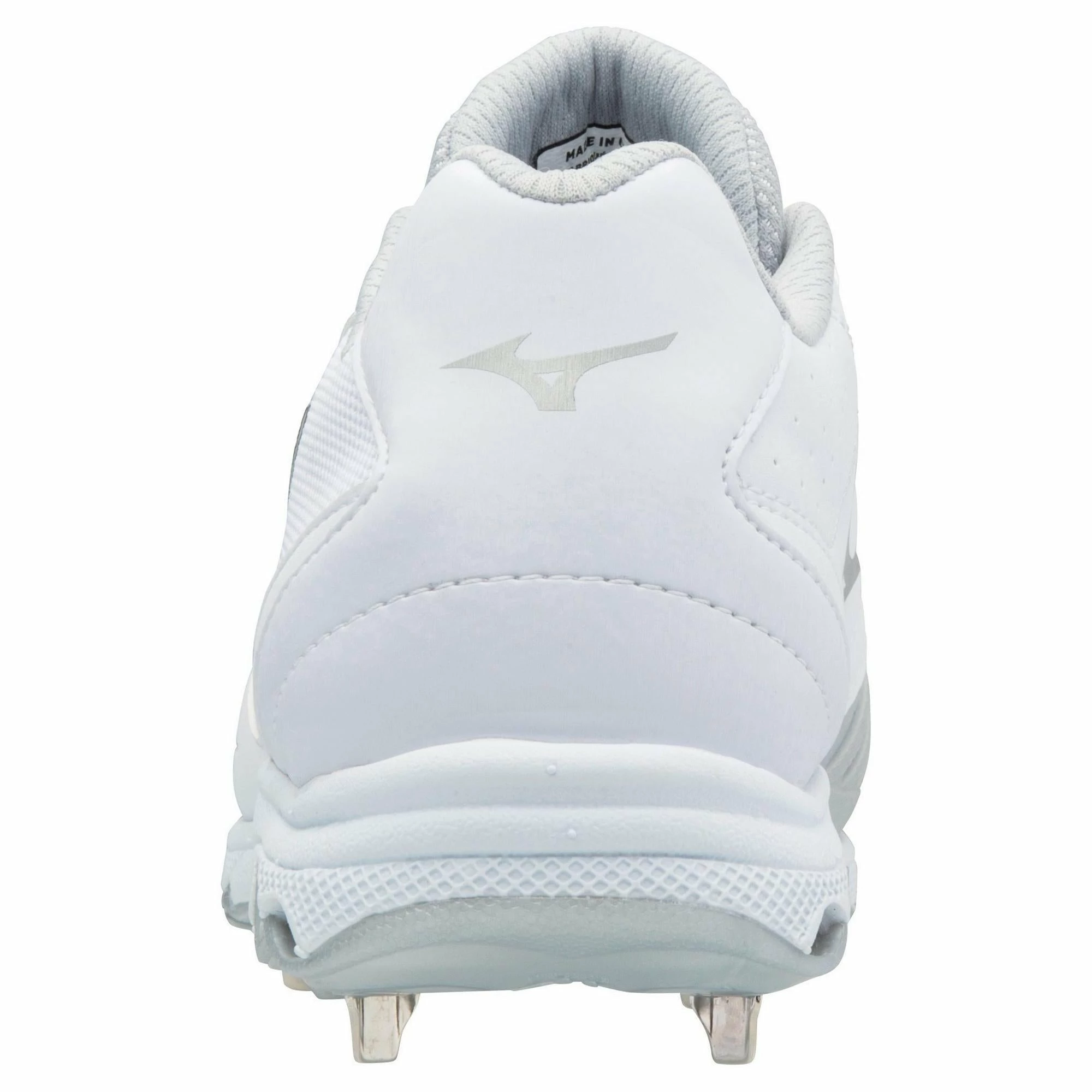 Mizuno 9-Spike Women's Advanced Sweep 4 Low Metal Cleats - White - Image 5