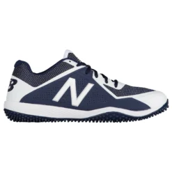 New Balance T4040v4 Turf Synthetic Mesh Shoes - Navy White