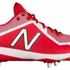 New Balance Pedroia L4040v4 Low Cut Metal Cleat - Red