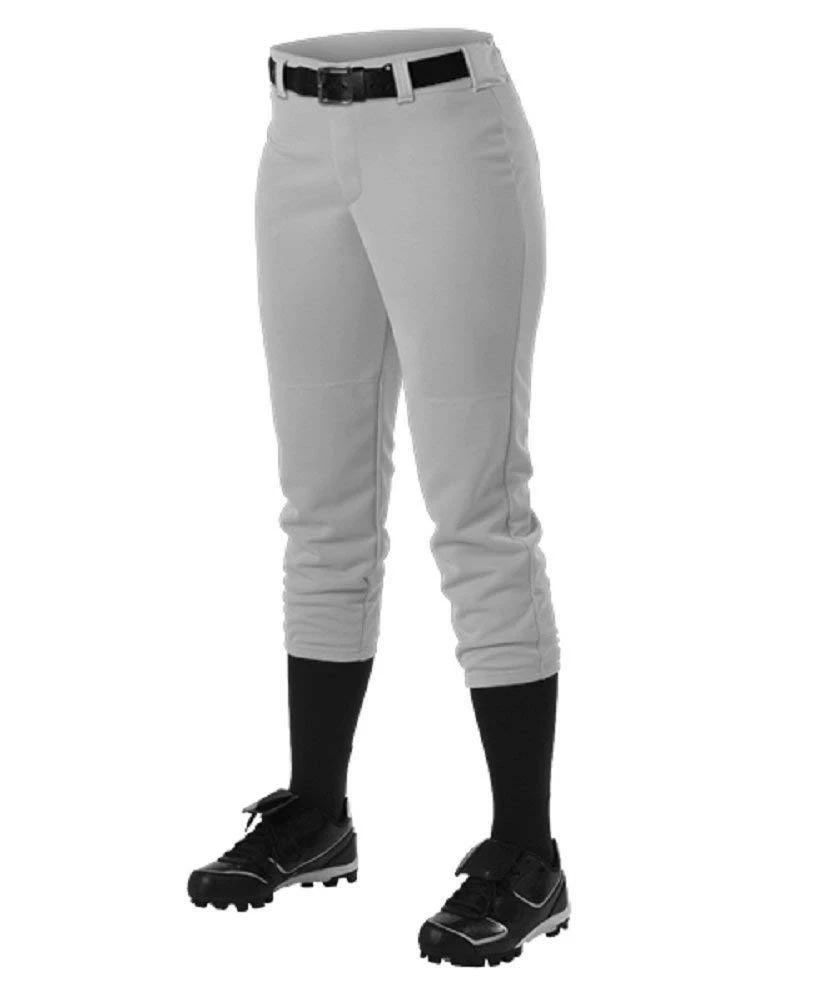 Alleson 605PBWY Girl's Fastpitch Pant - Gray