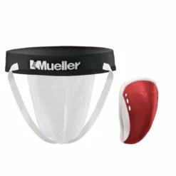 Mueller Flex Shield With Supporter Teen - Red