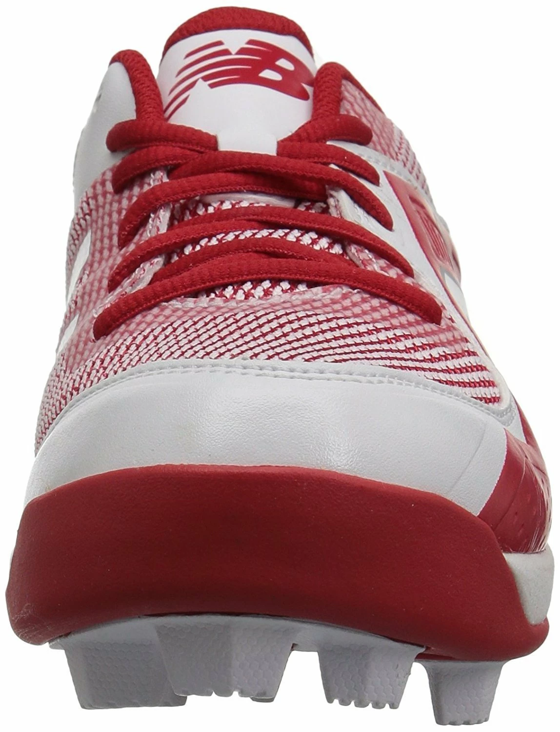 New Balance Youth J4040v4 Molded Baseball Cleats - Red White - Image 5