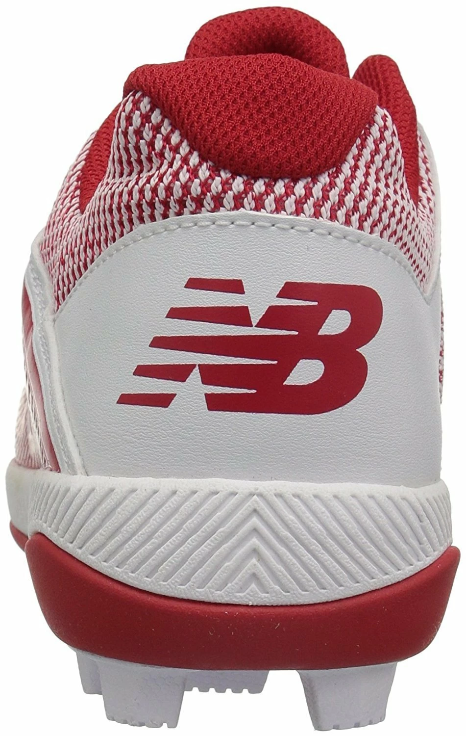 New Balance Youth J4040v4 Molded Baseball Cleats - Red White - Image 6