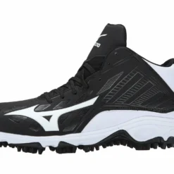 Mizuno 9-Spike Advanced Erupt 3 Mid - Black White