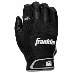 Franklin Shok-Sorb X Youth Batting Gloves - Black
