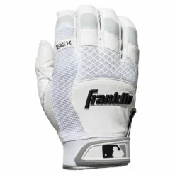 Franklin Shok-Sorb X Youth Batting Gloves - White