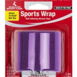Mueller Sports Wrap Self-Adhering Stretch Tape (2" X 6 Yds) - Purple