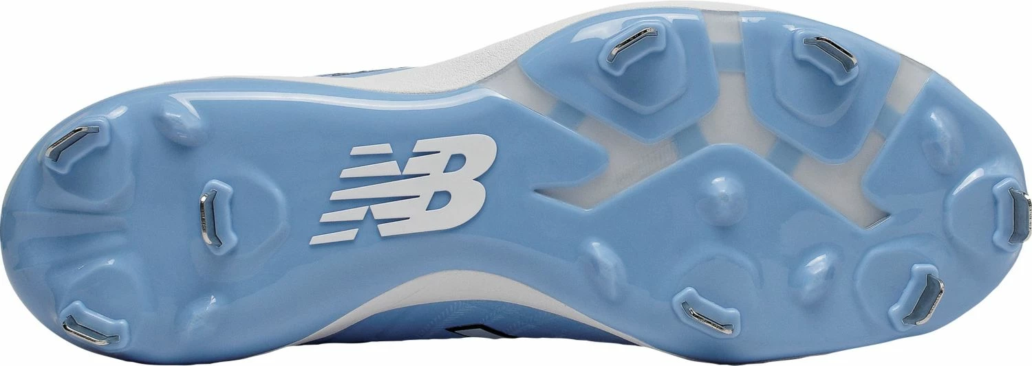 New Balance L4040v5 Low Cut Metal Cleat - Columbia Blue White - Image 3