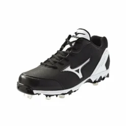 Mizuno 9-Spike Vintage 7 Switch Men's Metal Cleat - Black White