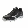 Mizuno 9-Spike Advanced Classic 7 Low Men's Metal Cleats - Black White