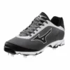 Mizuno 9-Spike Vapor Elite 7 Low Men's Metal Cleats - Grey Black