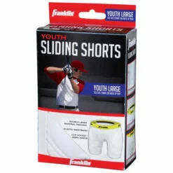 Franklin Youth Baseball Sliding Shorts - White