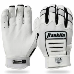 Franklin USA Softball CFX Pro Women's Batting Gloves - White Black