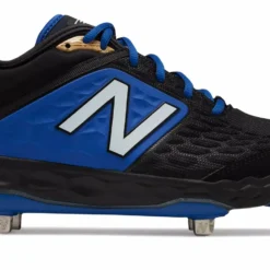 New Balance 3000v4 Fresh Foam Metal Cleats Low Cut - Black Blue