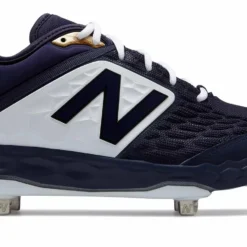 New Balance 3000v4 Fresh Foam Metal Cleats Low Cut - Navy White