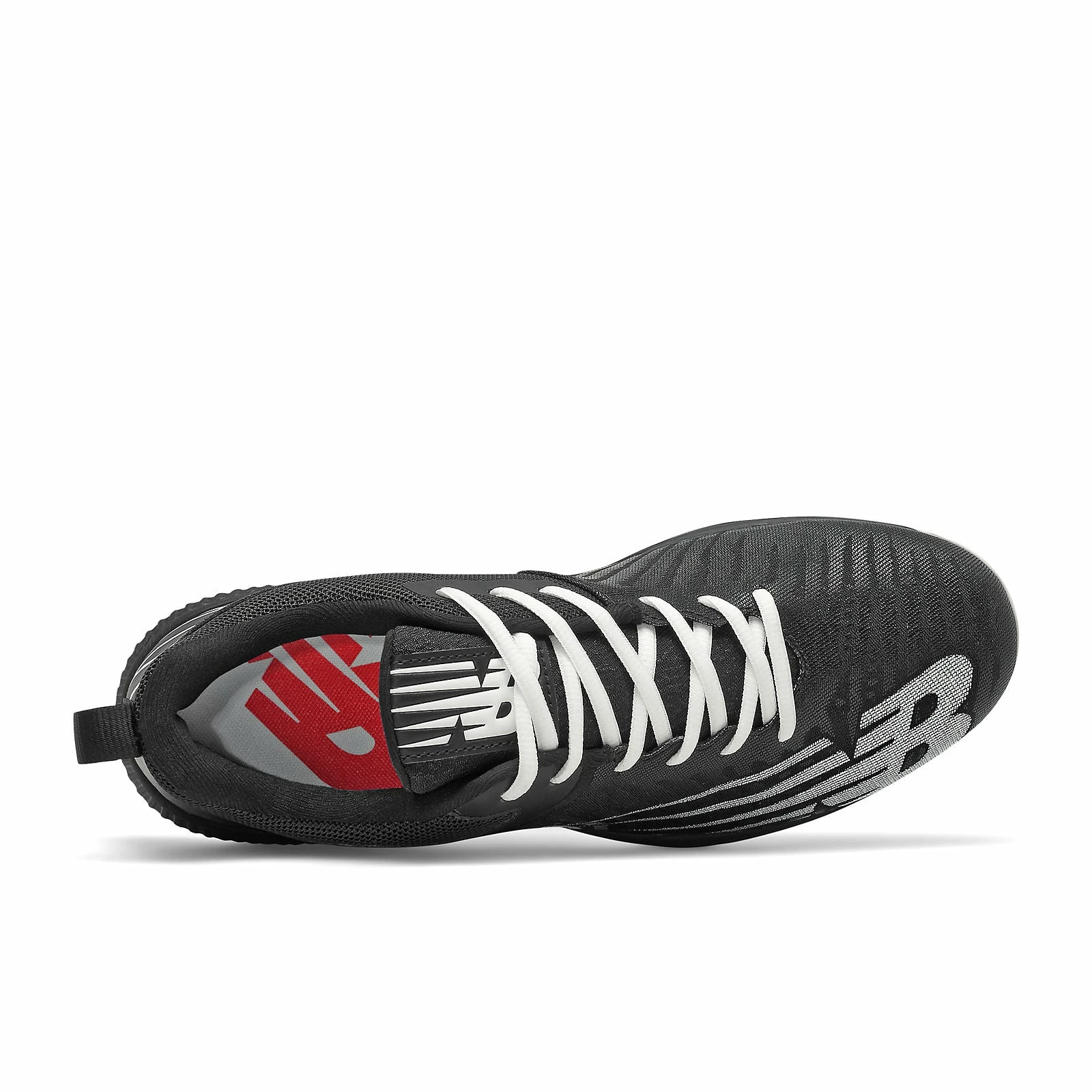 New Balance FuelCell L4040v6 Low Cut Metal Cleat - Black White - Image 5