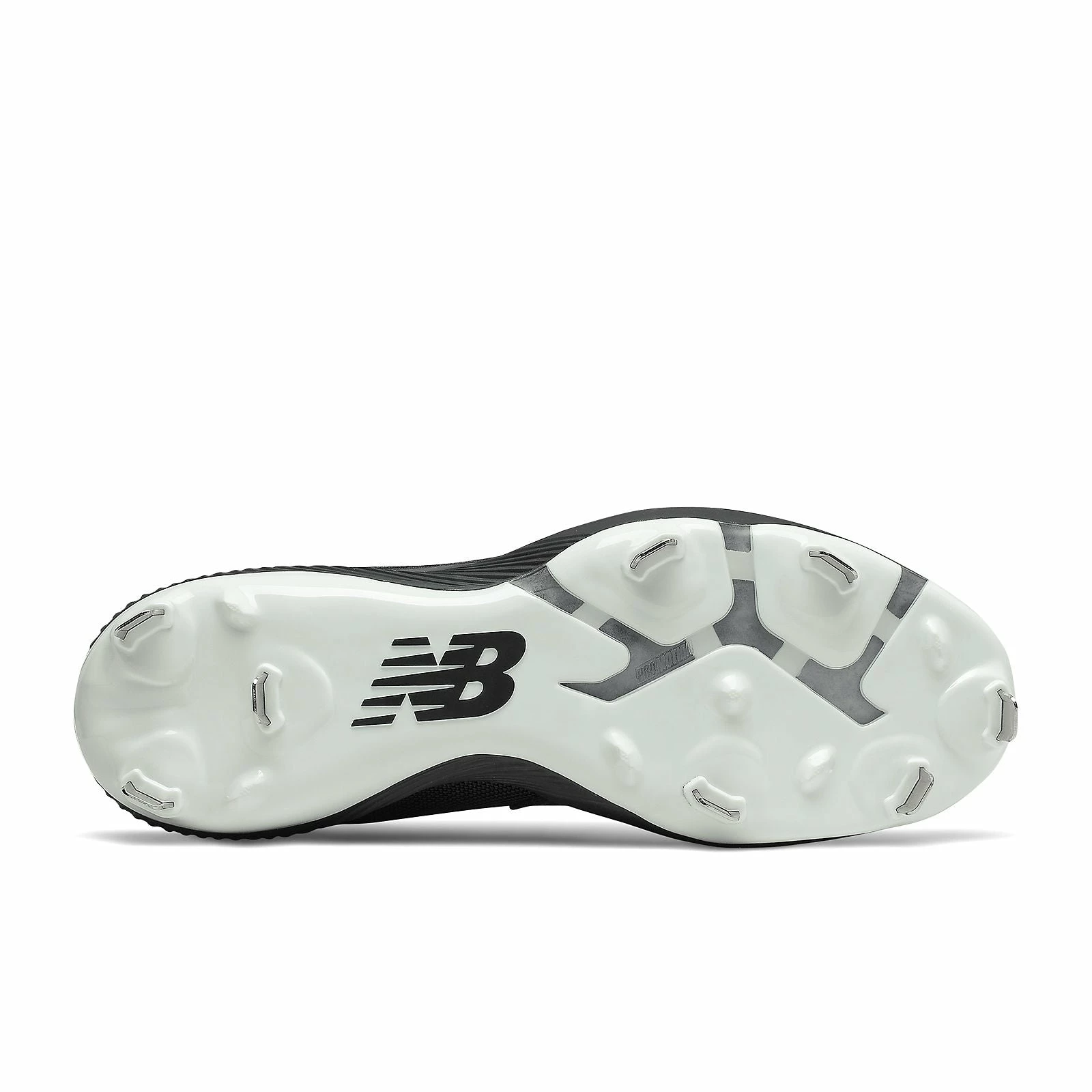 New Balance FuelCell L4040v6 Low Cut Metal Cleat - Black White - Image 4