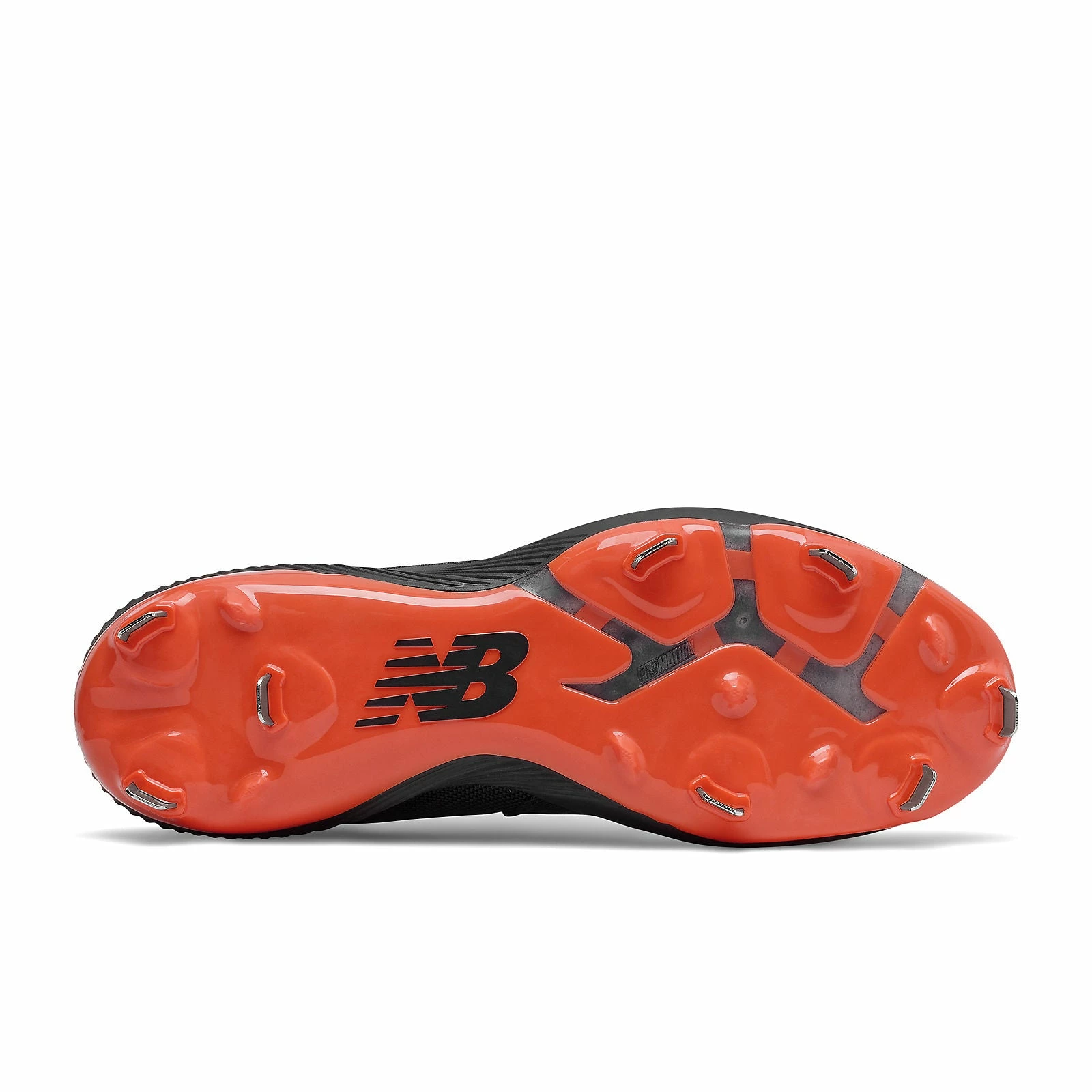 New Balance FuelCell L4040v6 Low Cut Metal Cleat - Black Orange - Image 4