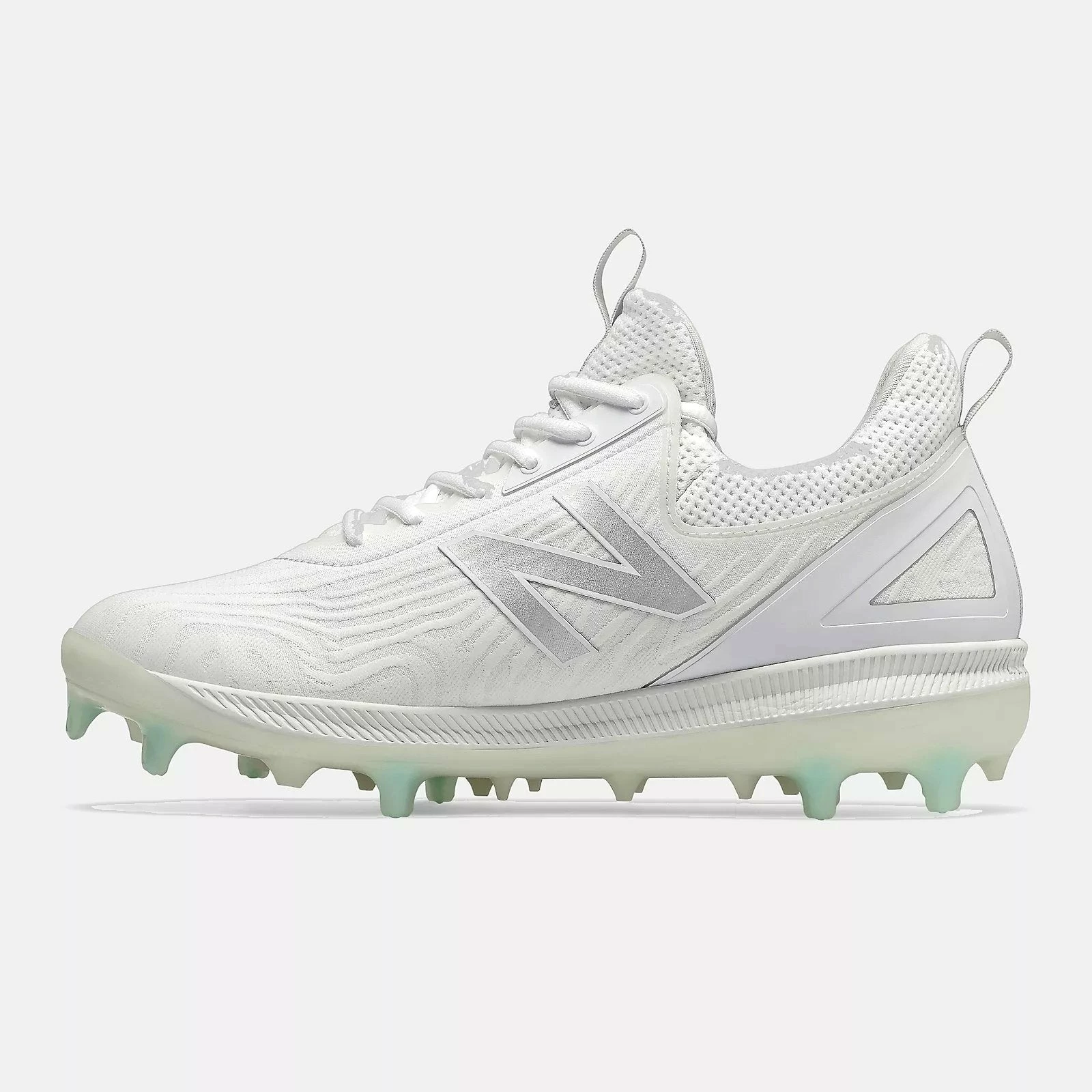 New Balance FuelCell COMPv2 TPU Molded Cleat Low-Cut - White - Image 2