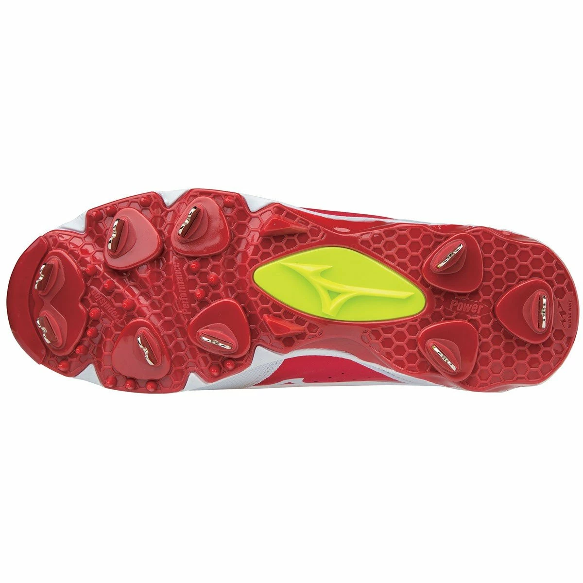 Mizuno 9-Spike Swift 5 Cleats - Red White - Image 3