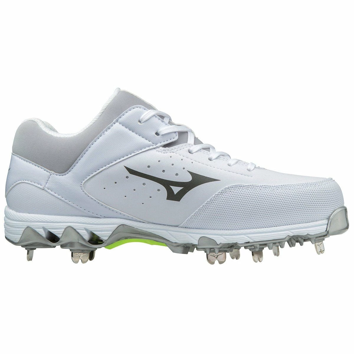Mizuno 9-Spike Swift 5 Cleats - White - Image 2