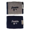 Franklin MLB X-Vent Reversible Wristband 4" - Navy Gray
