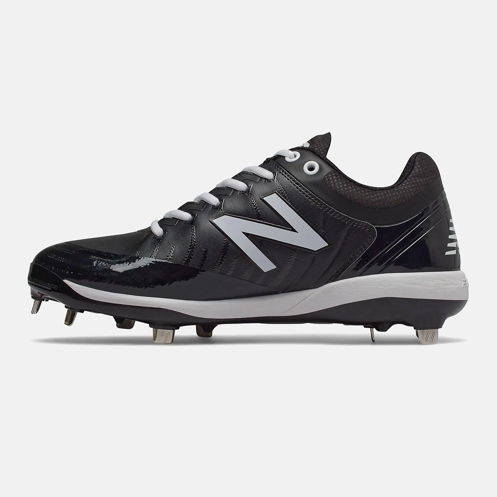 New Balance L4040v5 Low Cut Metal Cleat - Black - Image 2