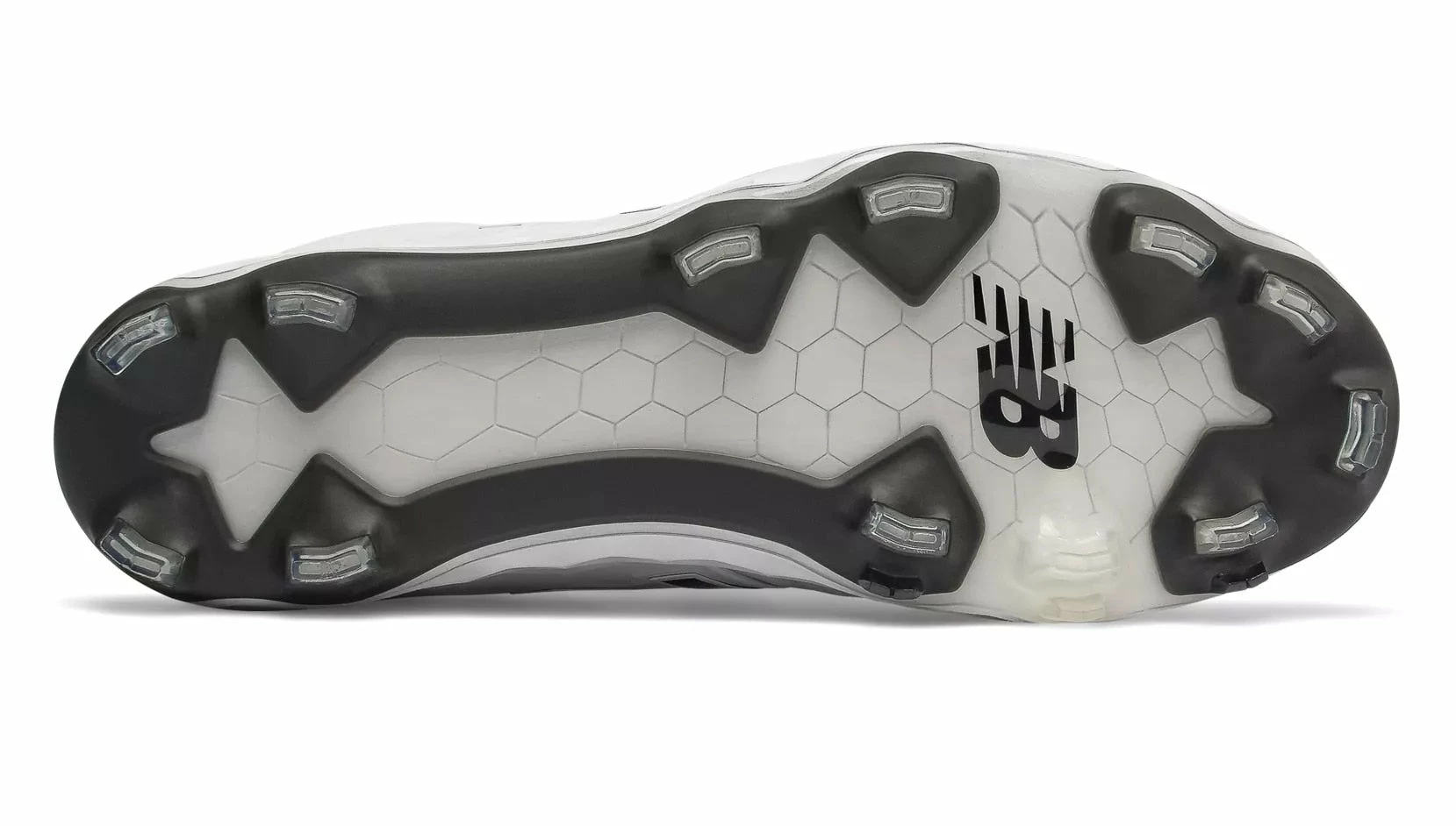 New Balance 3000v4 TPU Molded Cleat Low-Cut - White - Image 3