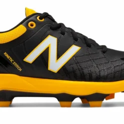 New Balance PL4040v5 TPU Molded Cleats Low-Cut - Black Yellow