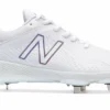 New Balance SMFUSEv1 Fastpitch Metal Cleat Low-Cut - White