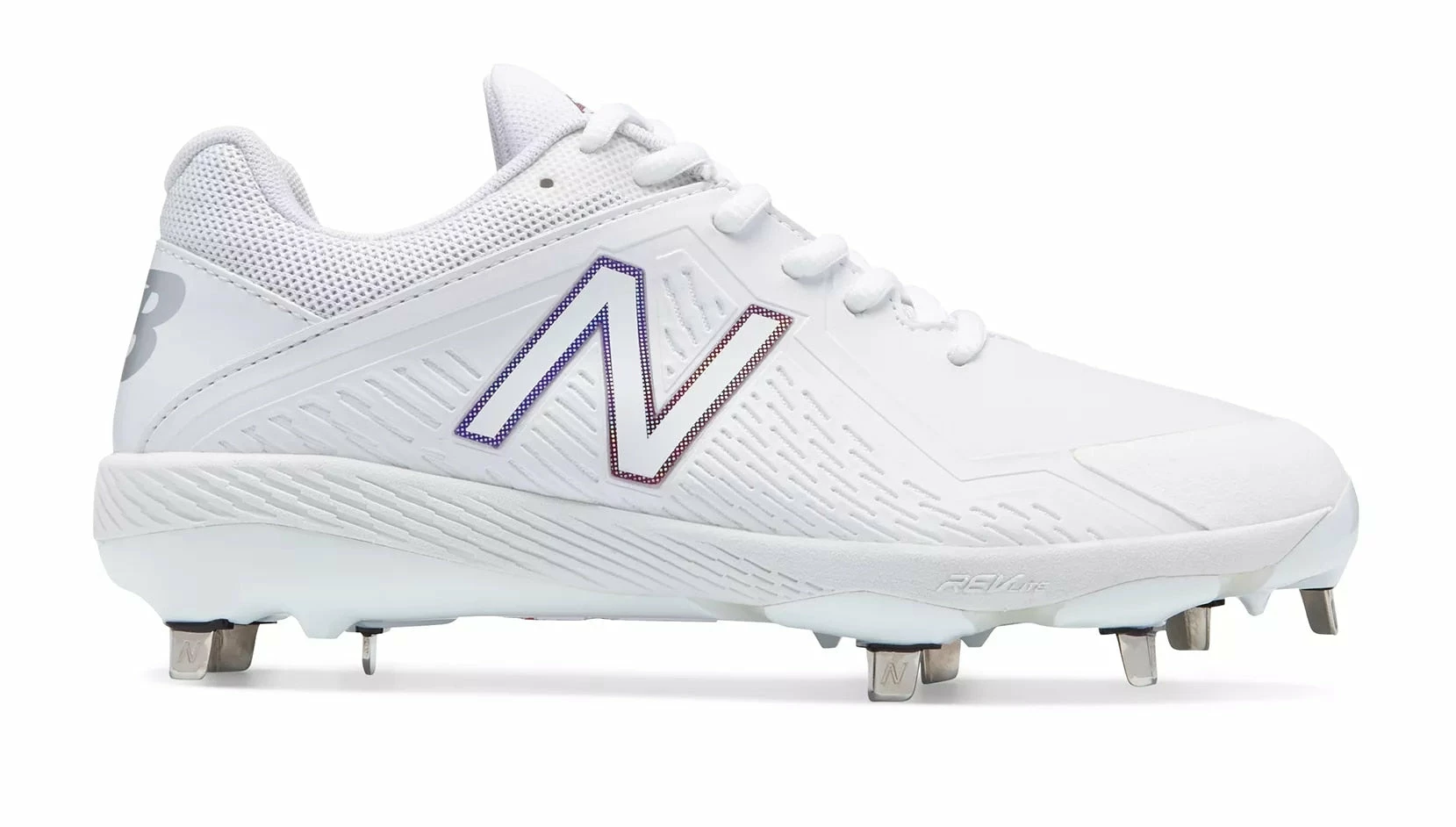 New Balance SMFUSEv1 Fastpitch Metal Cleat Low-Cut - White