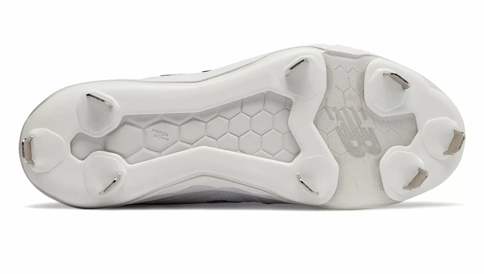 New Balance Velo1 Fresh Foam Metal Cleat Low-Cut - White - Image 3