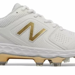 New Balance SPVELOv1 Fastpitch TPU Molded Cleat Low-Cut - White Gold