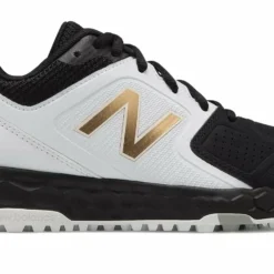 New Balance STVELOv1 Fastpitch Fresh Foam Turf Shoe - White Black