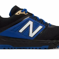 New Balance 3000v4 Fresh Foam Turf Baseball Shoe - Black Blue